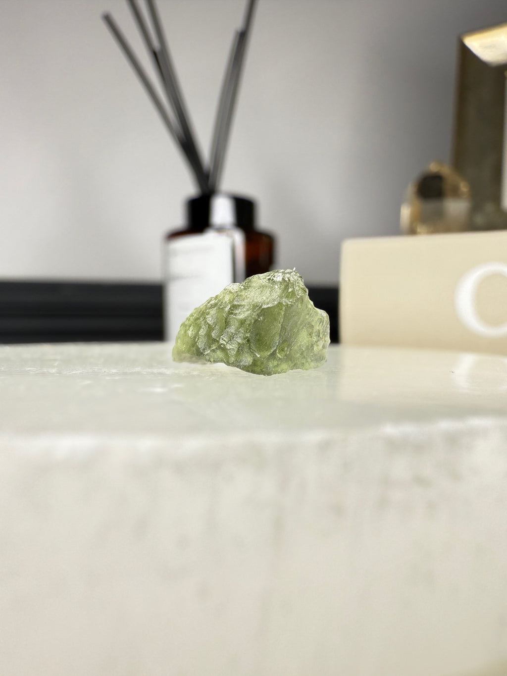 Raw Moldavite Chip (1-1.2g)
