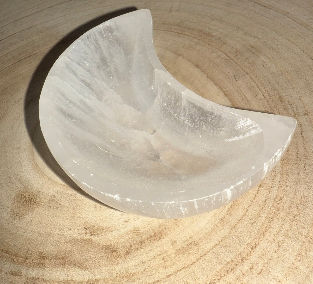 Half moon selenite mini bowl